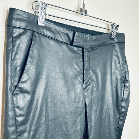 7 For All Mankind Slim Chino Faux Leather Pants Size 28 - Picture 4 of 10